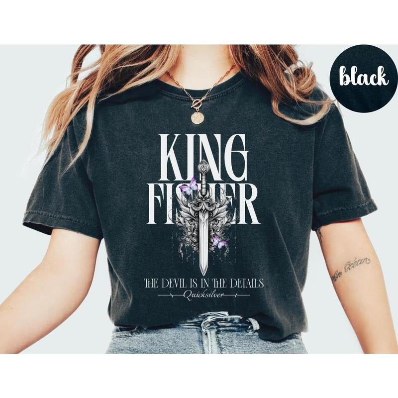 Quicksilver Book Kingfisher T-shirt, Classic Fashion, Timeless Design for All, Classic Fashion, Fits Every Occasion...