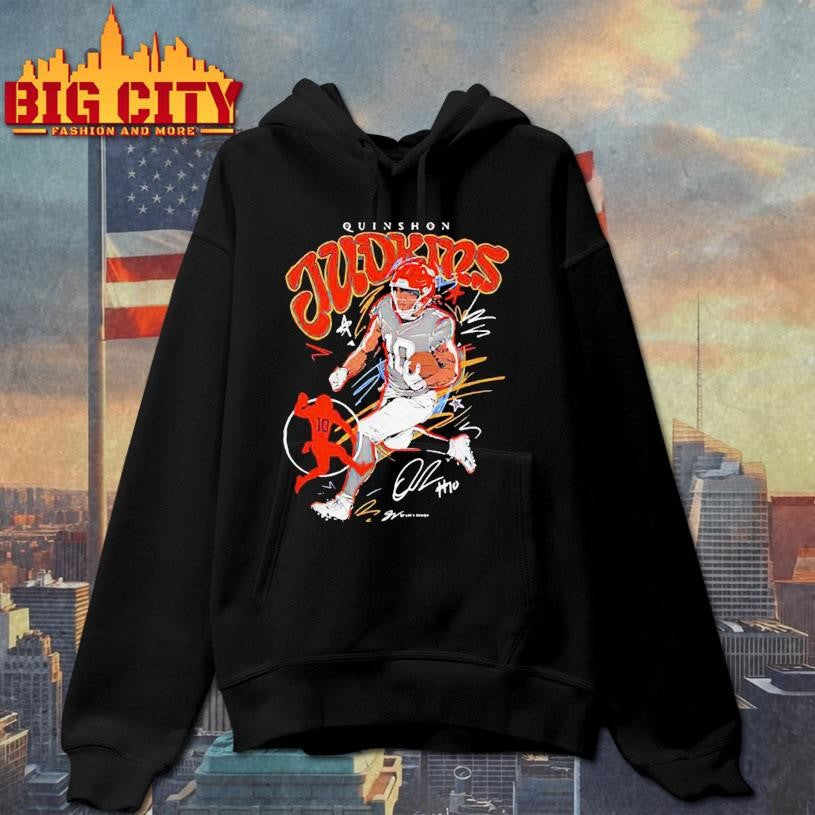 Quinshon Judkins Cleveland Browns Scribble Signature  Shirt