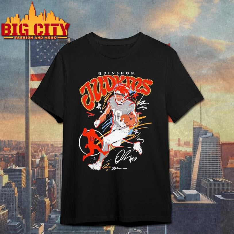 Quinshon Judkins Cleveland Browns Scribble Signature  Shirt