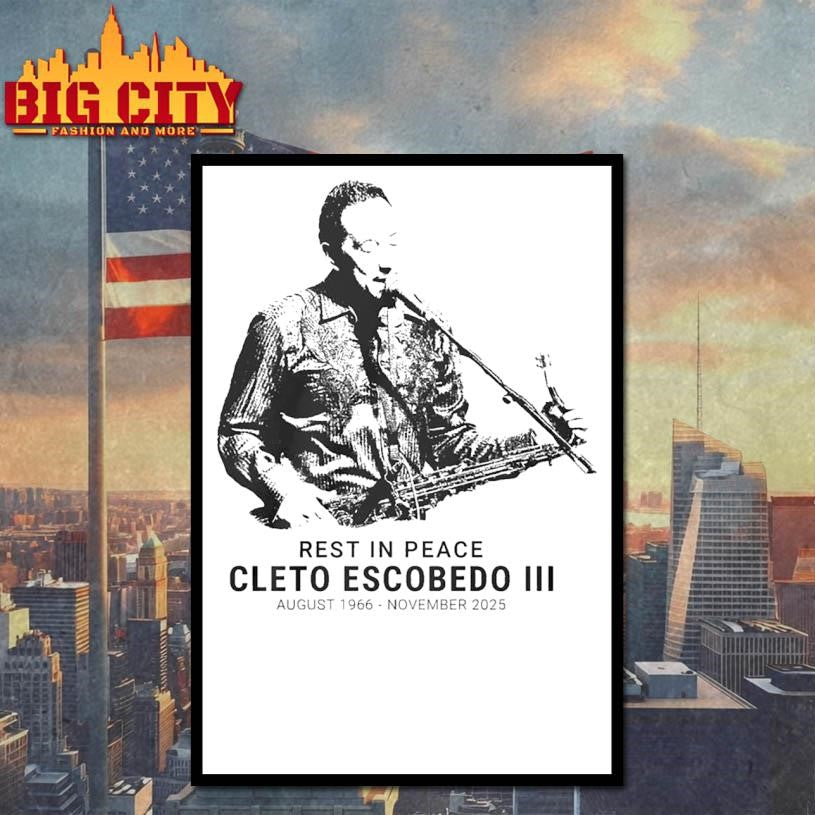 RIP Cleto Escobedo III Jimmy Kimmel Live Bandleader Shirt