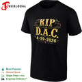 RIP DAC 4 29 2026 memorial shirt