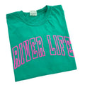 RIVER Life Pink Puff Comfort Colors T-Shirt Hoodie, Sweatshirt | RetroVerseTees.com