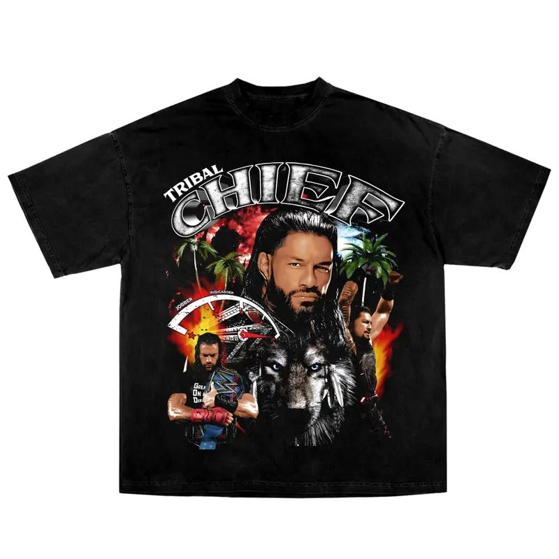 ROMAN REIGNS TEE | VINTAGE TEE GRAPHIC T-SHIRT SWEATSHIRT HOODIE | SPORT TEE | GIFT FOR FAN | RetroVerseTees.com
