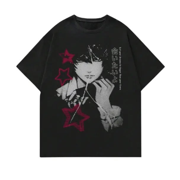 ROMWE Anime Men's Summer Casual Short Sleeve T-Shirt, Hoodie, Sweatshirt S-3XL, Streetwear & Underwear | RetroVerseTees.com