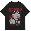 ROMWE Men Short Sleeved Y2k T-Shirt With Slogan T-Shirt, S-3XL, Streetwear & Underwear, Unisex Cotton Crewneck T-Shirt