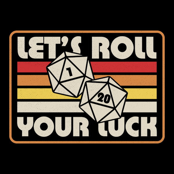 Rpg Vintage Roll For Luck