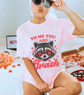 Raccoon Valentine's Day Shirt, Funny Valentine's Day Sweatshirt, Valentine Crewneck, Galentine's Day Shirt, Feral Tee,...