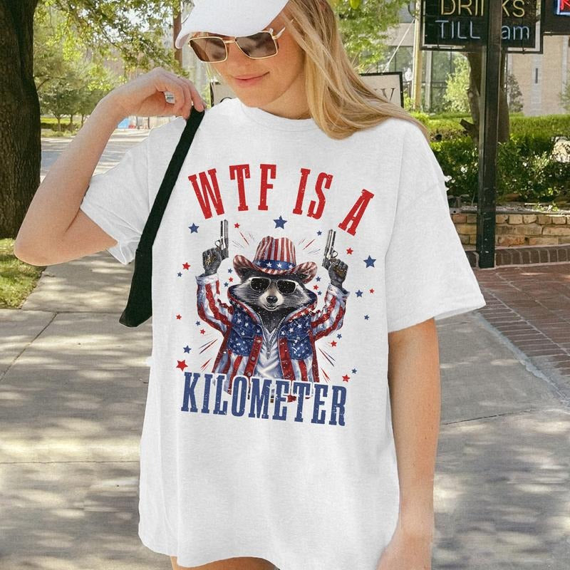 Raccoon W1F Is A Kilometer Funny Shirt, Veteran Day Tee, Funny Gamer Shirt Hoodie, Sweatshirt | RetroVerseTees.com