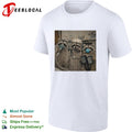 Raccoons dressed as medical staff doctors nurse shirt