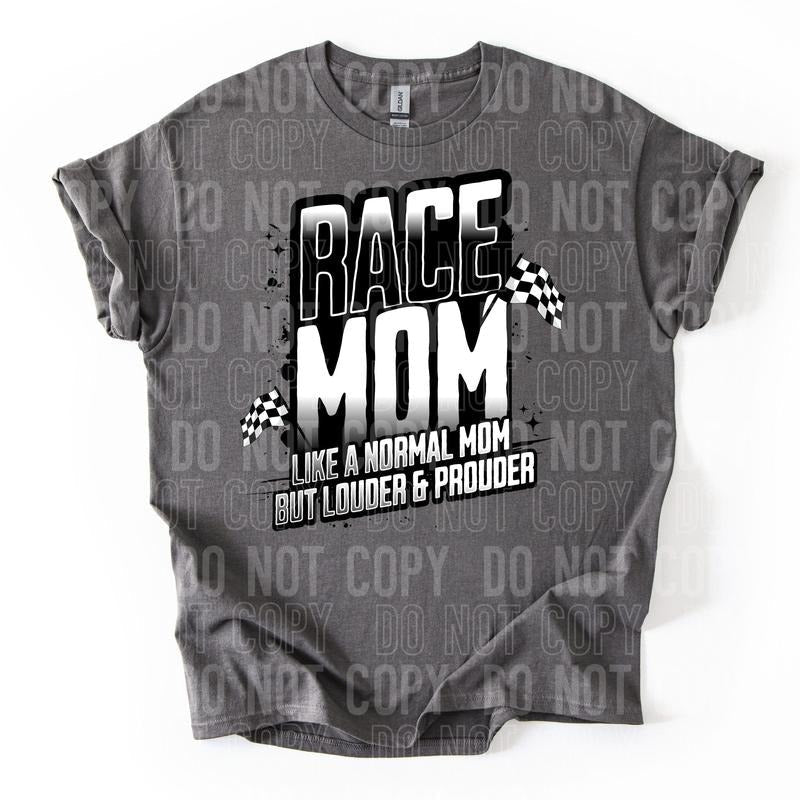 Race Mom DTF Transfers - THIS IS NOT A SHIRT Hoodie, Sweatshirt | RetroVerseTees.com