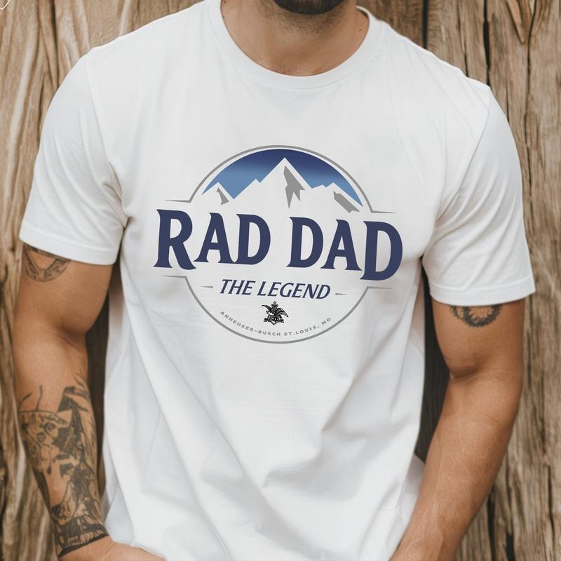 Rad Dad  Shirt Funny, Dad Life Shirt, Fathers Day Shirt Hoodie, Sweatshirt | RetroVerseTees.com
