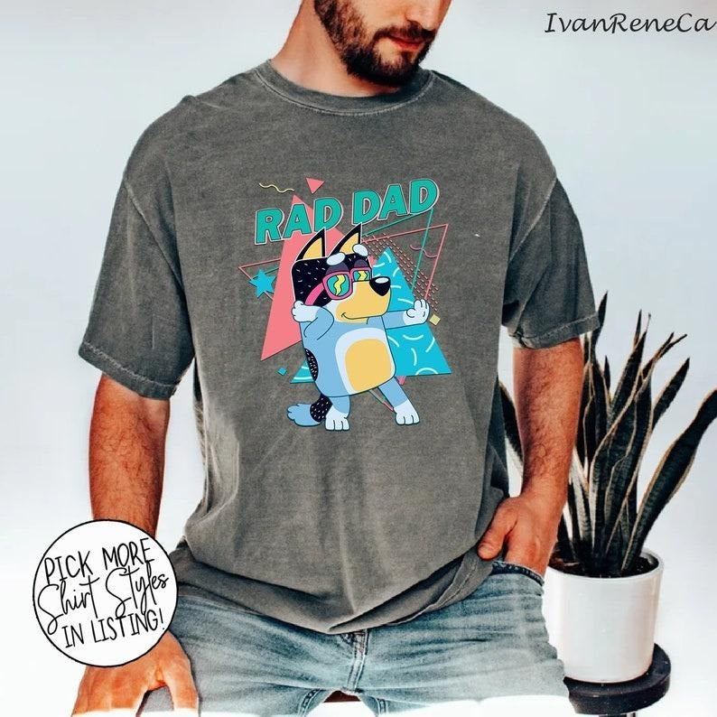 Rad Dad Blu ye Shirt, Blu ye Cool Dad Club Shirt Hoodie, Sweatshirt | RetroVerseTees.com