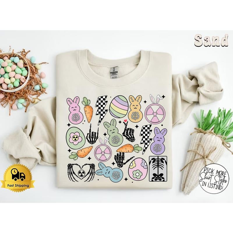 Rad Tech Radiology Easter Shirt, Easter Rad Tech Shirt Best Price Hoodie, Sweatshirt | RetroVerseTees.com