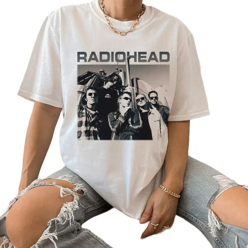 Radio.head T Shirt, Radiohead 90s Band T Shirt, Radio,head Fan T Shirt Hoodie, Sweatshirt | RetroVerseTees.com
