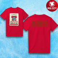 Radiohead Pick It Up Red Patch Band Tour 2025 Two Sided Shirt
