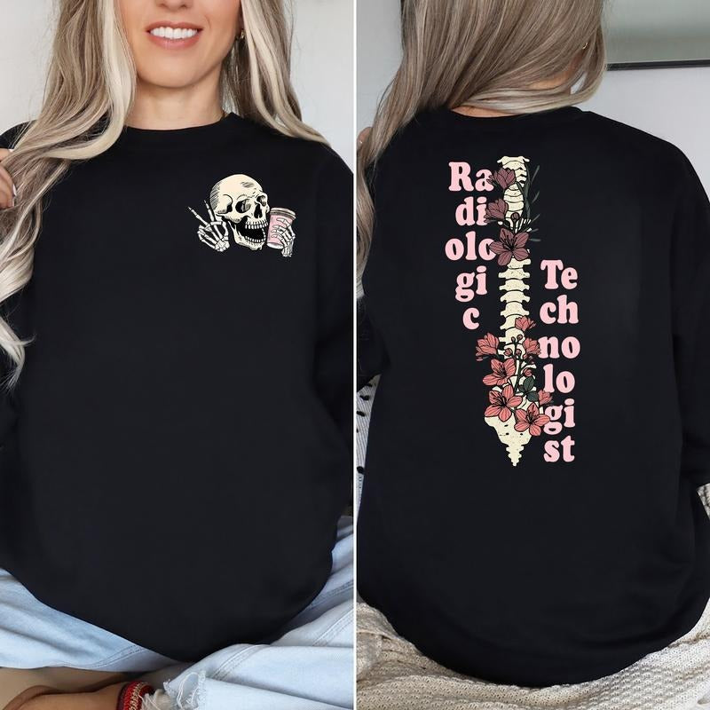 Radiologic Technologist, Radiology Skeleton Sweatshirt Best Price T-Shirts, Hoodie | RetroVerseTees.com