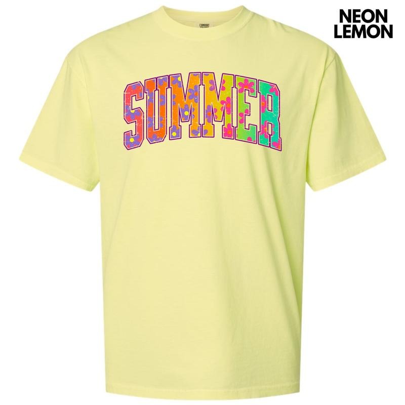 Rainbow Flower Summer Comfort Colors T-Shirt 'NLB' Hoodie, Sweatshirt | RetroVerseTees.com