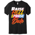 Raise Mouthless cat Praise Dale Casual T-shirt