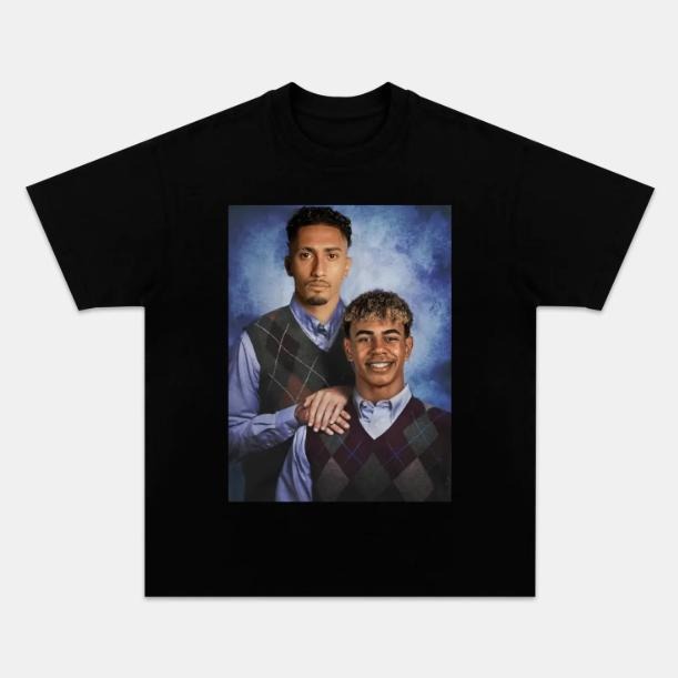 Raphinha x Yamal Step Brothers T-Shirt, Raphinha x Yamal Vintage Graphic Tees, Funny Tee, Unisex Soccer Shirt, Sport...
