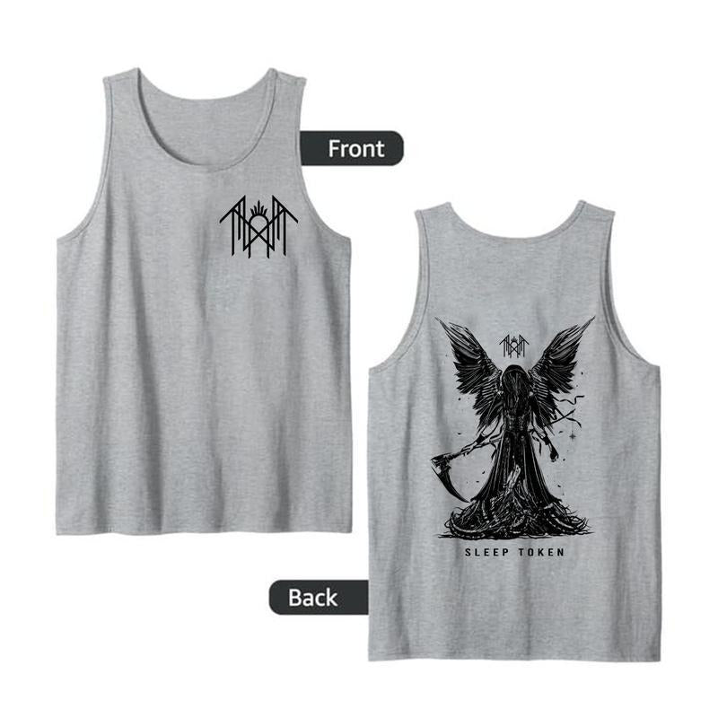 Rapper Angel - Sleep Token band unisex tank top T-Shirts, Hoodie, Sweatshirt | RetroVerseTees.com