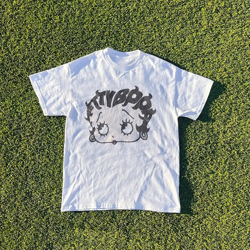 Rare Bety Boop Shirt Vintage Unisex Y2K 2003 Goth All Sizes S-5XL Hoodie, Sweatshirt | RetroVerseTees.com