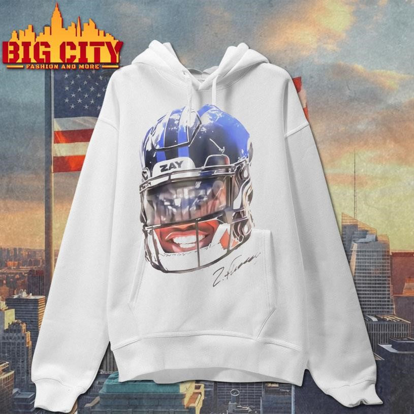 Ravens Zay Flowers Helmet Signature Shirt