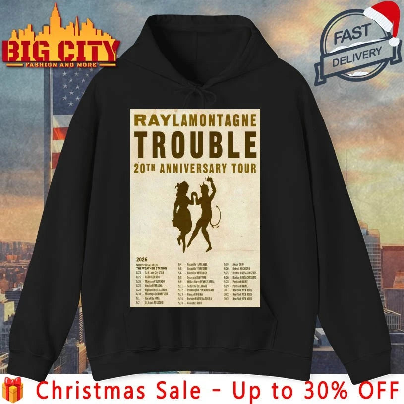 Ray LaMontagne Trouble 2026 Tour Poster shirt