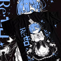 Re Zero Anime T-Shirt & Sweatshirt, Cute Rem Kawaii Waifu Cute Graphic Tee, Anime Manga Lover Gifts Hoodie