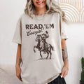 Read 'Em Cowgirl Shirt, Bookish Cowgirl Shirt, Cowboy Romance Reader Club Western Book Lover Shirt, Country Bookish Tee,...