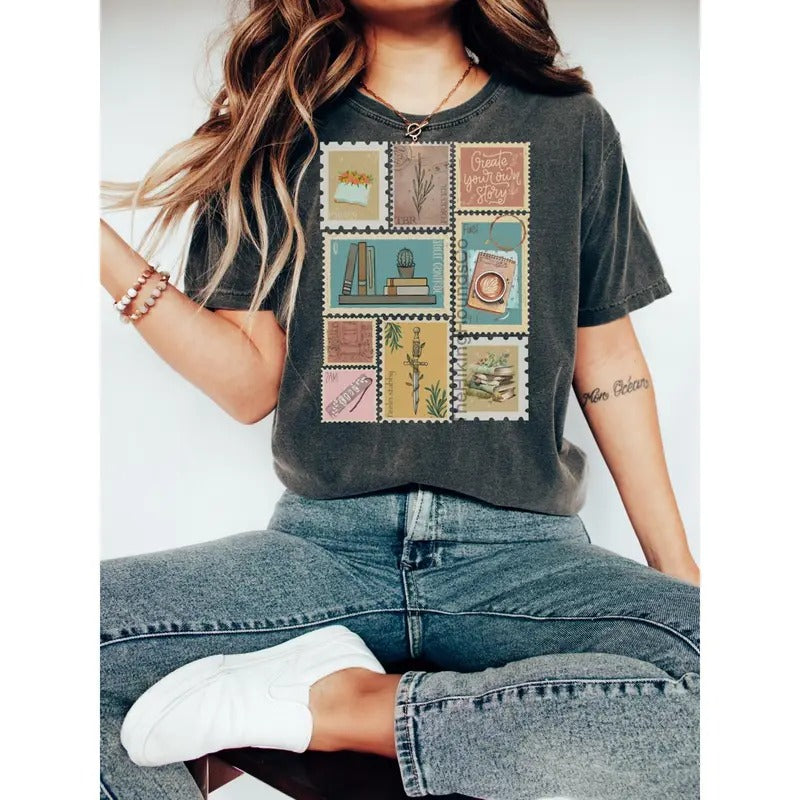 Reader stamp shirt, fourth wing merch, acotar merch, throne of glass shirt Hoodie, Sweatshirt | RetroVerseTees.com