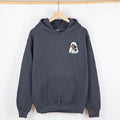 Reading Ghost, Cat, Funny, Halloween, Book, Library, Pocket, Graphic Hoodie, Hooded Sweatshirt T-Shirts | RetroVerseTees.com