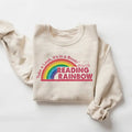 Reading Rainbow Shirt, Teacher Appreciation Gift, School Shirt, Book Lover Gift, Teacher Shirt R5YMF Hoodie, Sweatshirt