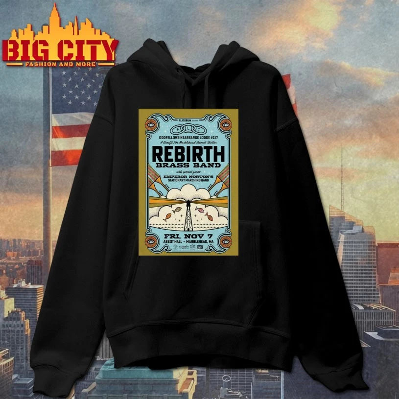Rebirth Brass Band Abbot Hall in Marblehead MA November 7 2025 Poster shirt