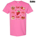 Red Berry Bow Collage Gildan Short Sleeve T-Shirt 'NLB' Hoodie, Sweatshirt | RetroVerseTees.com