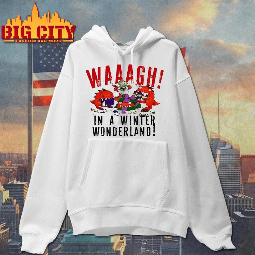 Red Gobbo Winter Wonderland Christmas Jumper Waaagh shirt
