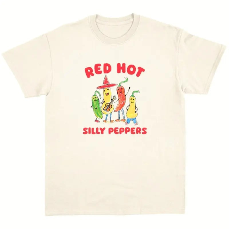 Red Hot Silly Peppers Shirt, Unisex Tshirt, gift for familly, gift for dad, trendy shirt Hoodie, Sweatshirt