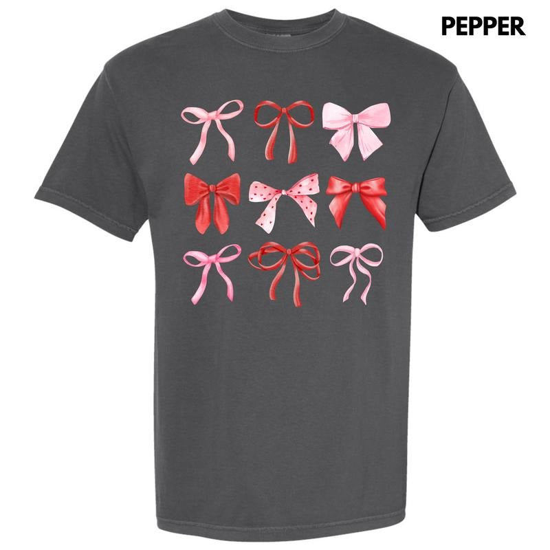 Red Ribbon Coquette Collage Comfort Colors T-Shirt Hoodie, Sweatshirt | RetroVerseTees.com