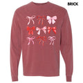 Red Ribbon Coquette Collage Long Sleeve Comfort Colors T-Shirt Hoodie, Sweatshirt | RetroVerseTees.com