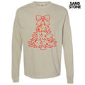 Red Tree PUFF Long Sleeve Comfort Colors T-Shirt Hoodie, Sweatshirt | RetroVerseTees.com