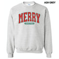 Red Varsity Merry Christmas Sweatshirt 'NLB' T-Shirts, Hoodie | RetroVerseTees.com