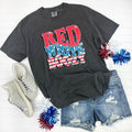 Red White & Boozy Comfort Colors T-Shirt Hoodie, Sweatshirt | RetroVerseTees.com