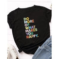 Red plumber brand More Make You Happy Letter Print Lightsaber brand Shirt Women Short Sleeve WB shield Neck Loose...