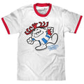 Hawaiian Punch Ringer T-Shirt - White/Red Hoodie, Sweatshirt | RetroVerseTees.com