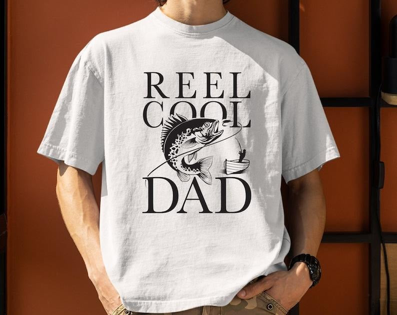 Reel Cool Dad T Shirt Hoodie Sweater , Fishing Daddy Funny Farther's Day shirt , Gift for dad For Dad Happy Father day...