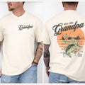 Reel Cool Grandpa The Fishing Legend Retro Double Sides T-shirt, Fishing Gift for Grandpa,  Father's Day Gift Classic...
