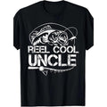 [Reel Cool Uncle Cotton Tee] Reel Cool Uncle Breathable Cotton T-Shirt - Round Neck, Stretchy Fabric, Perfect for...