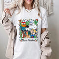 Reindeer Cartoon Christmas Tshirt, Merry Christmas Shirt, Rudolph The Red-Nosed Reindeer Character Tshirt Hoodie, Sweatshirt