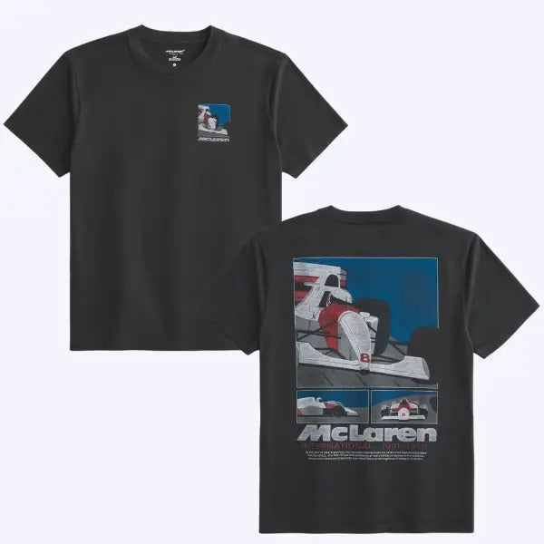 Relaxed McLaren Graphic Shirt, Gift For Boyfriend Hoodie, Sweatshirt | RetroVerseTees.com