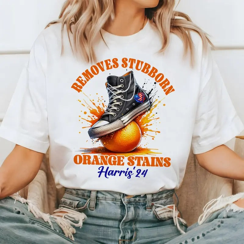 Rem0ves Stubborn Orange Stains Harr1s 24 Shirt, Kamal Harr1s Shirt Hoodie, Sweatshirt | RetroVerseTees.com