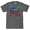 Republican Elephant T-Shirt - Gray Hoodie, Sweatshirt | RetroVerseTees.com